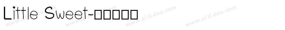 Little Sweet字体转换